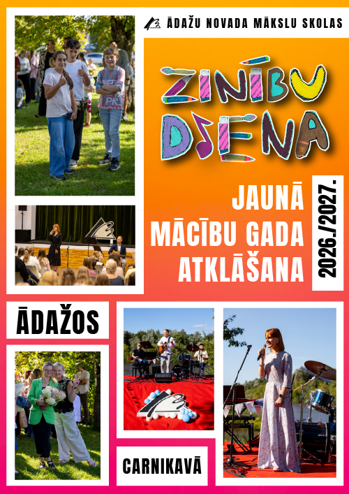 ĀNMS ZINĪBU DIENA 2026.2027.m.g. - Ādažos un Carnikavā